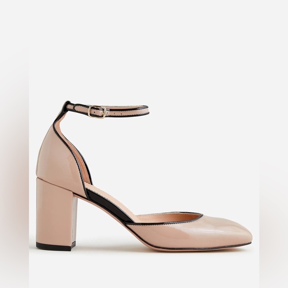 Maisie ankle-strap heels in Italian suede - Picture 5 of 7